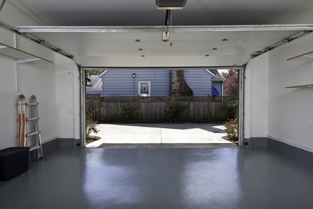 Epoxy garage floor